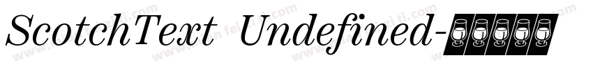 ScotchText  Undefined字体转换